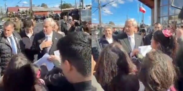 El Presidente José Antonio Kast protagonizó un tenso intercambio con una manifestante en Máfil, cuando intentaba escuchar a una vecina que le contaba el suicidio de su hermana.