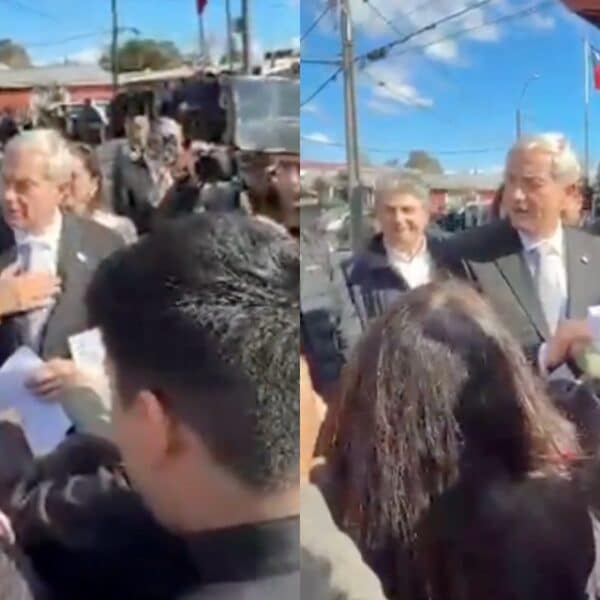 El Presidente José Antonio Kast protagonizó un tenso intercambio con una manifestante en Máfil, cuando intentaba escuchar a una vecina que le contaba el suicidio de su hermana.
