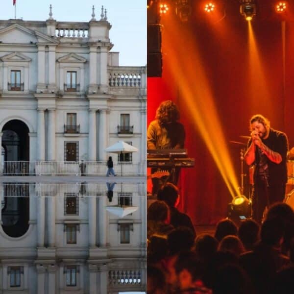 Integrantes de Kuervos del Sur durante una presentación en vivo: la banda chilena se sumó a los reclamos de artistas contra publicaciones del Gobierno en redes sociales.