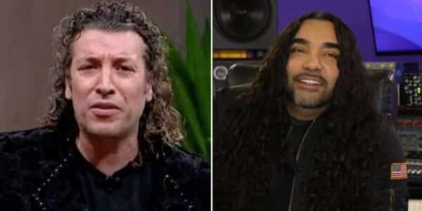 Leo Rey durante una presentación en vivo con su banda
