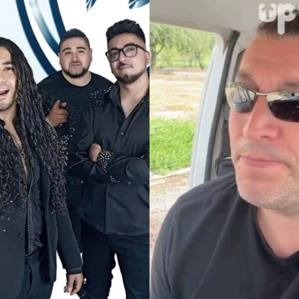 Leo Rey durante su presentación en el escenario de La Gran Fonda de Chile en el Parque O'Higgins, show ante más de 50 mil personas donde protagonizó el polémico momento que derivó en el comunicado de La Noche.