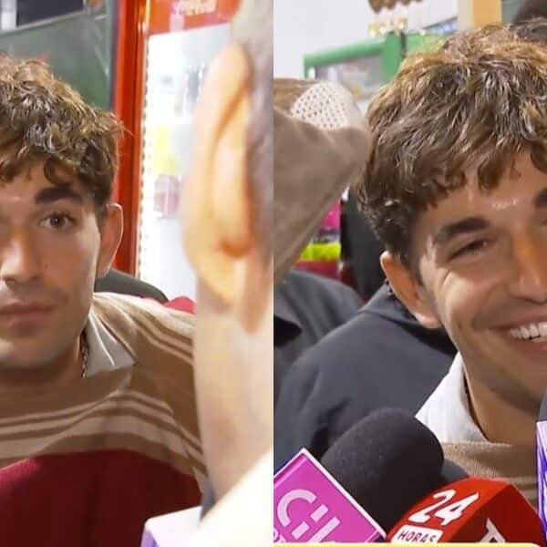 Leonardo Farkas, empresario y filántropo chileno, sobre el escenario de La Gran Fonda de Chile en el Parque O'Higgins durante las Fiestas Patrias 2026, su primer 18 en el país tras 12 años.