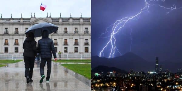 Cielo nublado sobre Santiago ante la llegada de un sistema frontal: conoce los sectores donde se espera lluvia en Santiago esta semana.