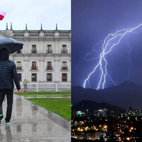 Cielo nublado sobre Santiago ante la llegada de un sistema frontal: conoce los sectores donde se espera lluvia en Santiago esta semana.