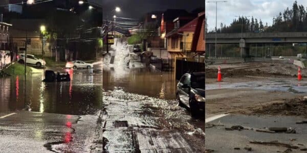 Las lluvias en Concepción dejaron 105 viviendas afectadas por anegamientos tras superar los 50 mm de agua caída en cuatro horas.