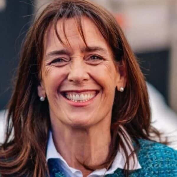 La primera dama, María Pía Adriasola, durante una actividad oficial de la Presidencia de la República