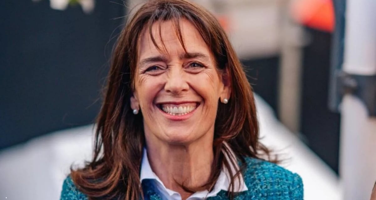 La primera dama, María Pía Adriasola, durante una actividad oficial de la Presidencia de la República