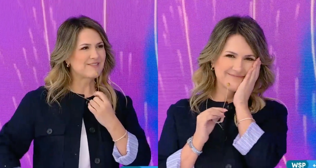 Michelle Adam durante una emisión de Tu Día, antes de retirarse para acompañar a sus hijos en sus presentaciones escolares de Fiestas Patrias.