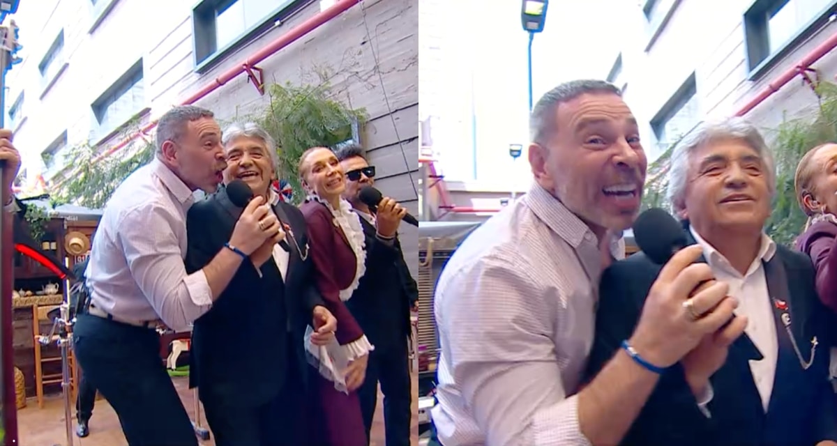 José Antonio Neme improvisó "que lo cargue el que lo votó" junto a Los Viking's 5 en Mucho Gusto y el momento se volvió viral en plenas Fiestas Patrias