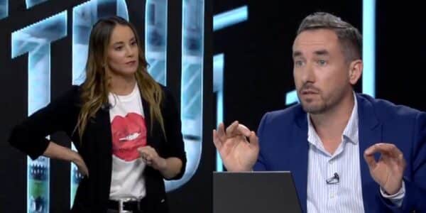 Nicolás Preuss durante un debate en Sin Filtros sobre las cifras económicas del Gobierno.