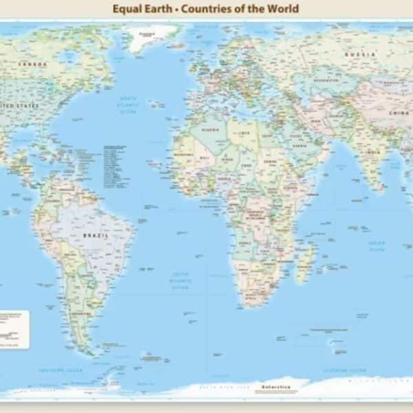 Comparación entre el mapa de Mercator y la proyección Equal Earth respaldada por la ONU