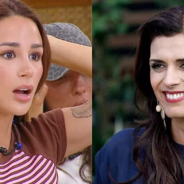 Oriana Marzoli encara a la Guarén y Nicolás Solabarrieta en un tenso momento de Volverías con tu Ex 2