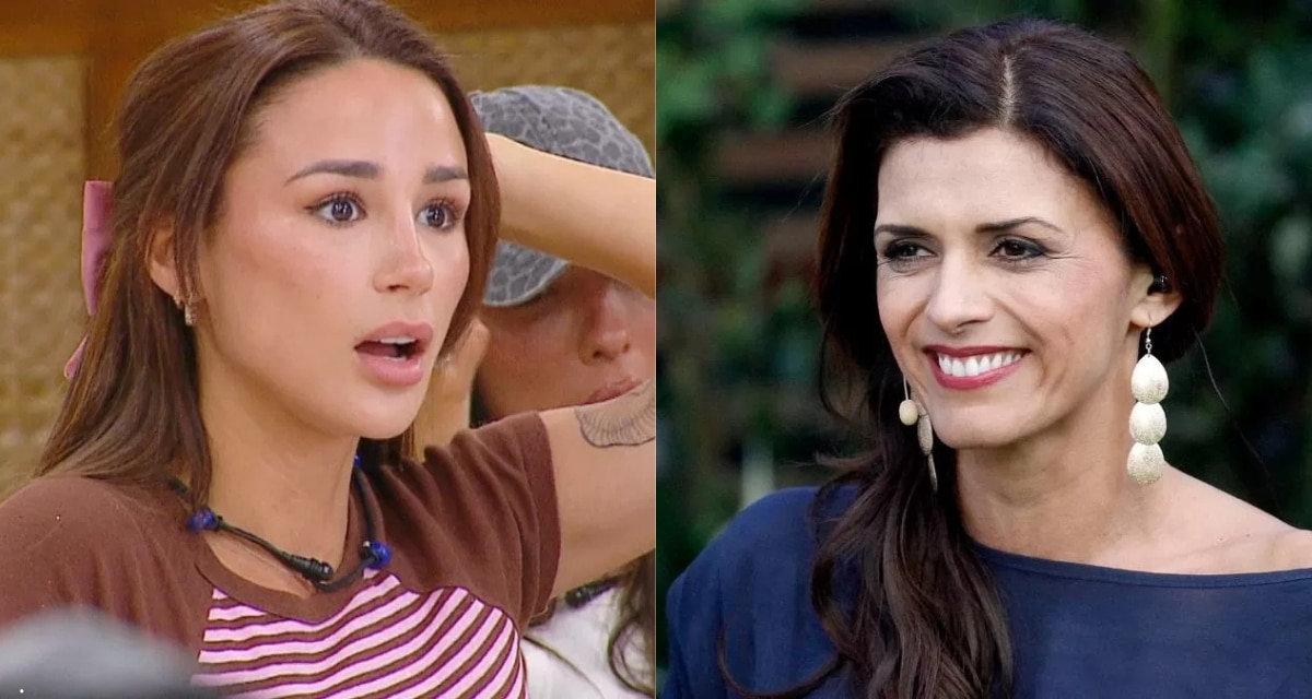 Oriana Marzoli encara a la Guarén y Nicolás Solabarrieta en un tenso momento de Volverías con tu Ex 2