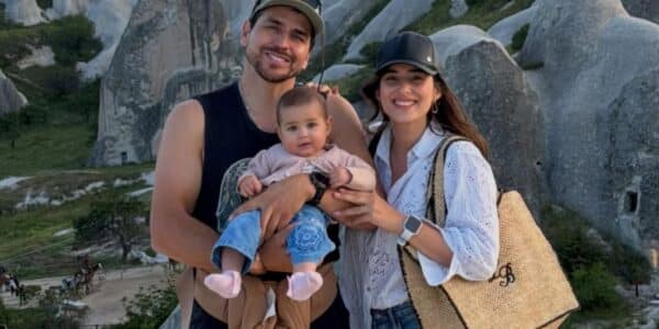 Pangal Andrade junto a su hija Alanna en una imagen familiar, el exchico reality que genera debate en redes con sus registros deportivos junto a la pequeña