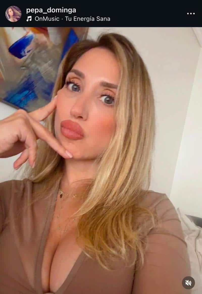 Captura de la fotografía que Pepa Dominga publicó en Instagram: la exesposa de Américo aparece en un primer plano acompañada de la frase "Ojalá siempre elijas ser tú", mensaje que provocó cientos de elogios de sus seguidores.