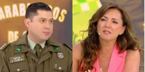 Priscilla Vargas, conductora del matinal Tu Día de Canal 13, durante una transmisión del programa, donde la periodista realizó un duro descargo sobre el sistema judicial tras el asesinato del cabo Cristopher Aguilera en Lo Espejo.