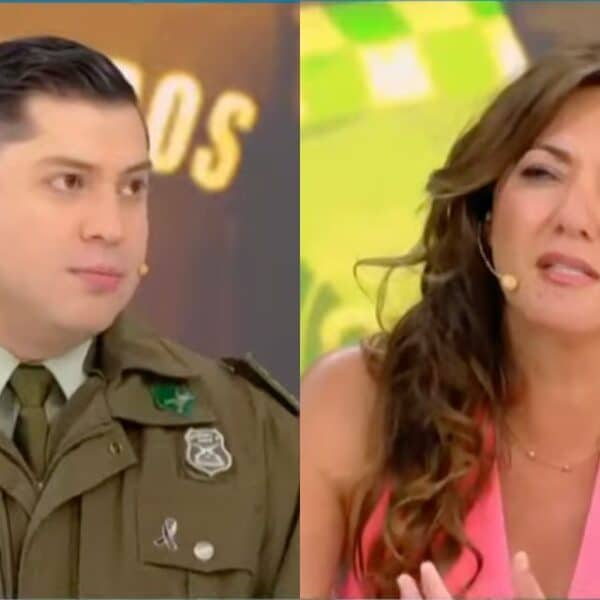 Priscilla Vargas, conductora del matinal Tu Día de Canal 13, durante una transmisión del programa, donde la periodista realizó un duro descargo sobre el sistema judicial tras el asesinato del cabo Cristopher Aguilera en Lo Espejo.