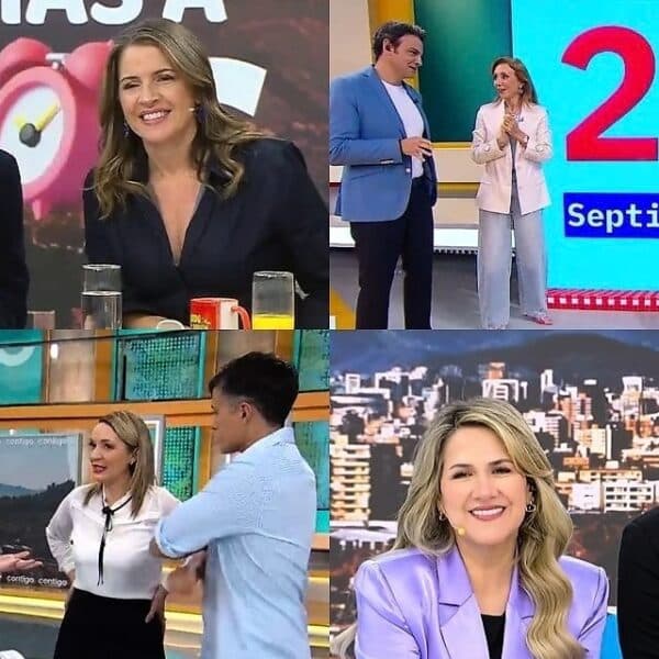 Logos de los cuatro matinales de la televisión chilena que compiten por el rating matinal en la franja de 8:00 a 13:00 horas: Mucho Gusto, Contigo en la Mañana, Tu Día y Buenos Días a Todos.