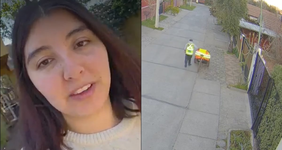 Un video de una cámara de vigilancia captó el tranquilo robo de una bandera chilena desde el frontis de una casa en plenas Fiestas Patrias, viral que generó ola de reacciones en redes