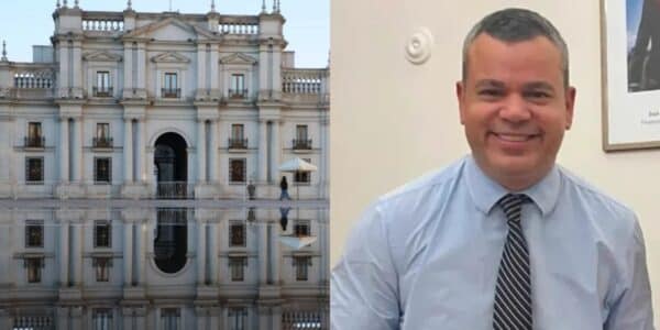 Fachada del Palacio de La Moneda, sede de la Presidencia, tras el requerimiento de Contraloría por la contratación del asesor Romer Rubio.