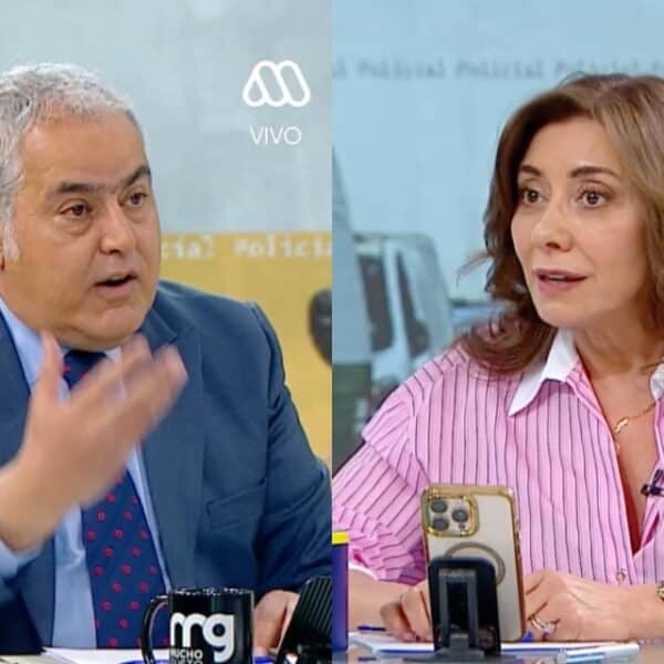 Sabas Chahuán en el panel del matinal Mucho Gusto de Mega: el exfiscal nacional protagonizó un llamativo momento junto a Carmen Gloria Arroyo mientras analizaban la Ley Cholito.