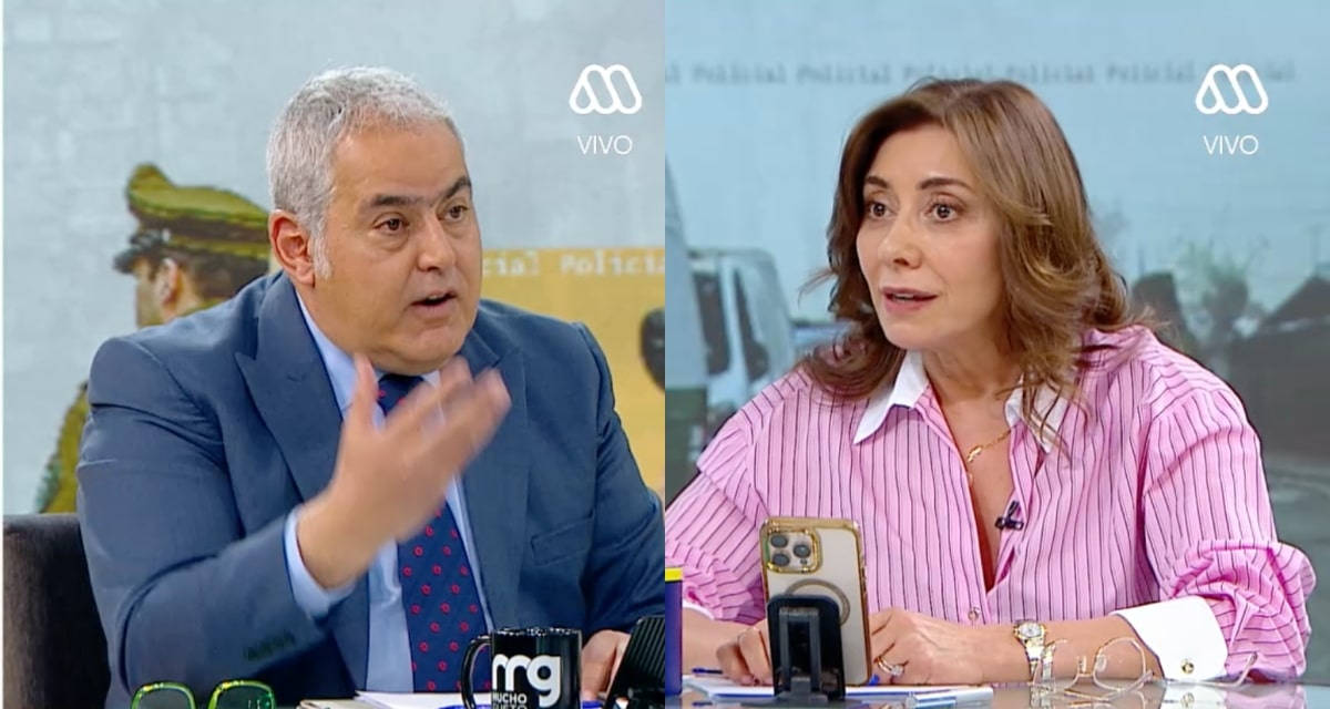 Sabas Chahuán en el panel del matinal Mucho Gusto de Mega: el exfiscal nacional protagonizó un llamativo momento junto a Carmen Gloria Arroyo mientras analizaban la Ley Cholito.
