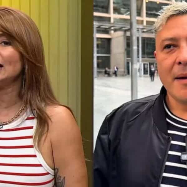 Sergio Rojas a su llegada a tribunales, en la semana en que entregó el estado de la demanda de Antonella Ríos y enfrenta audiencias con Pamela Díaz y Leonardo Farkas