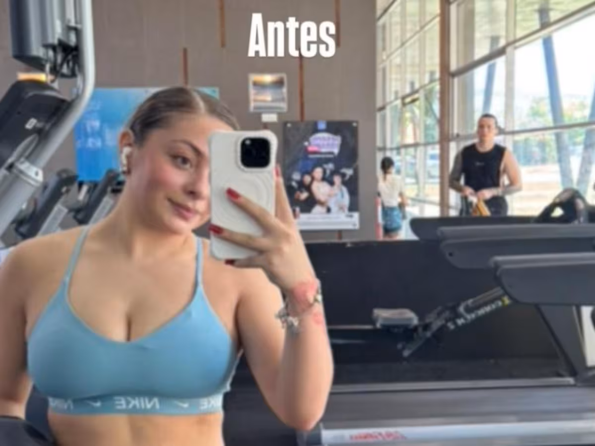 Skarleth Labra y su antes.