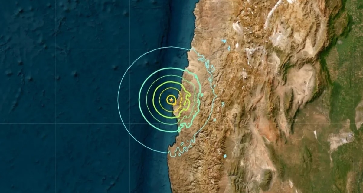 Sismógrafo de la Universidad de Chile registrando señales en estación de monitoreo de tremors tectónicos en la Patagonia