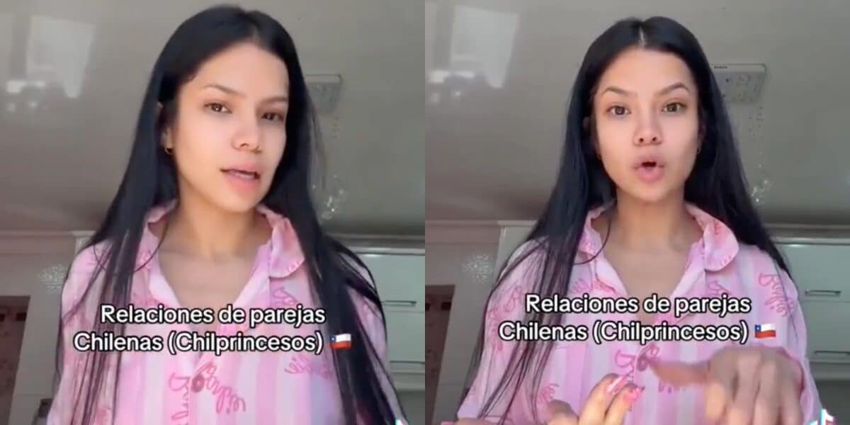 Creadora de contenido venezolana que criticó a los hombres chilenos por el sistema 50-50 en las parejas, desatando un debate viral en TikTok.