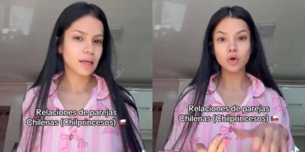 Creadora de contenido venezolana que criticó a los hombres chilenos por el sistema 50-50 en las parejas, desatando un debate viral en TikTok.