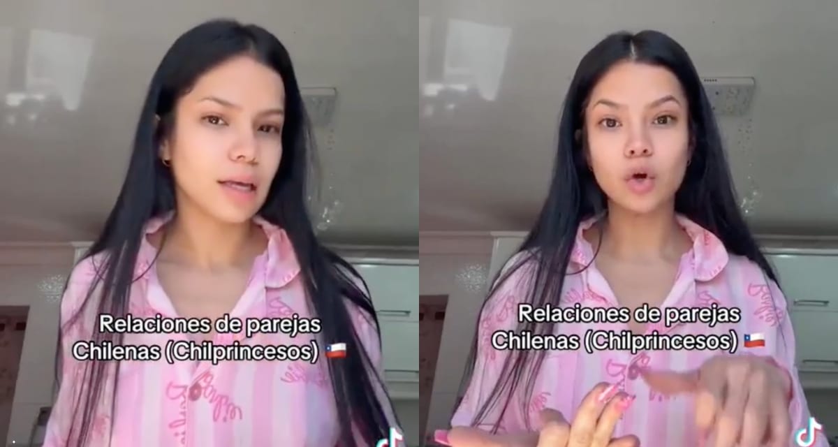 Creadora de contenido venezolana que criticó a los hombres chilenos por el sistema 50-50 en las parejas, desatando un debate viral en TikTok.