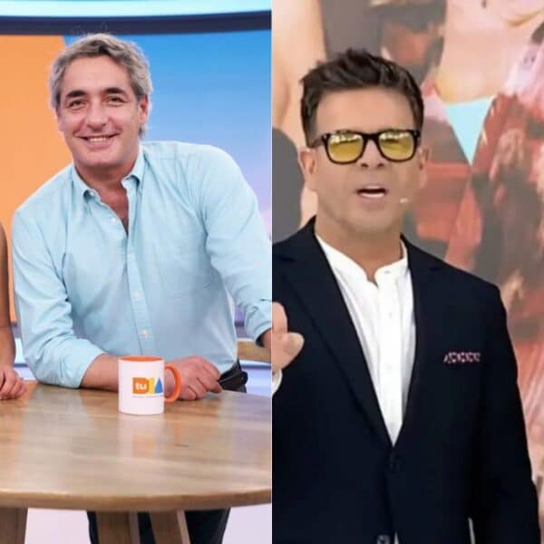 Nacho Gutiérrez y Millaray Viera visitan Tu Día antes del estreno de Alfombra Roja en Canal 13.