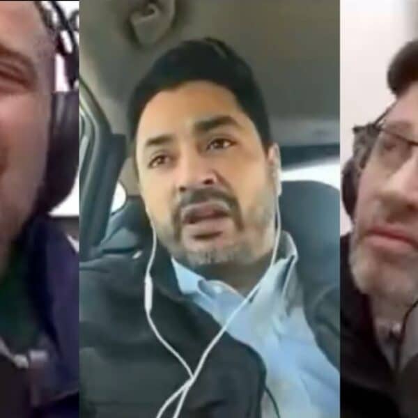 Álvaro Carter durante una intervención pública, en medio de la controversia por su entrevista con periodistas argentinos sobre las Malvinas.