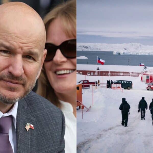 Brandon Judd, embajador de Estados Unidos en Chile, durante una actividad diplomática en medio del debate sobre la Antártica.