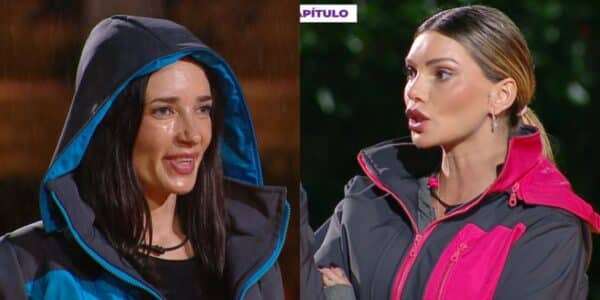 Camila Nash y Faloon Larraguibel durante una ceremonia del reality Volverías con tu ex? 2 de Mega
