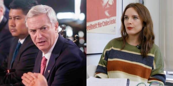 Camila Vallejo durante una entrevista en la que abordó el gobierno de José Antonio Kast y el futuro del progresismo chileno.