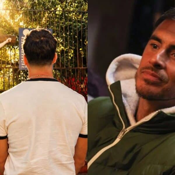 El ex chico reality Camilo Huerta durante una aparición pública en Santiago
