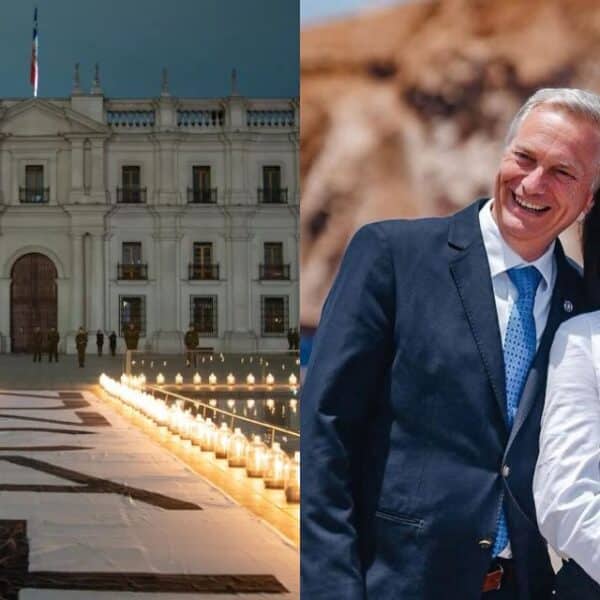 Vista del Palacio de La Moneda, en Santiago: el Presupuesto 2027 incluye por primera vez una autorización explícita para financiar las capellanías del edificio.