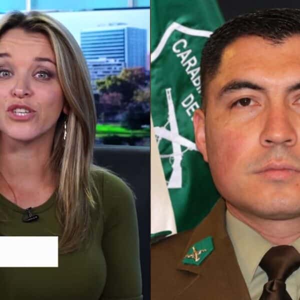 Carla Zunino durante una intervención radial en la que abordó la muerte del carabinero Jaime Urrea en Quilleco.