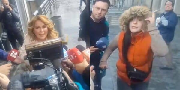 Cathy Barriga abandona el Centro de Justicia durante una jornada clave en la causa por su gestión en la Municipalidad de Maipú.