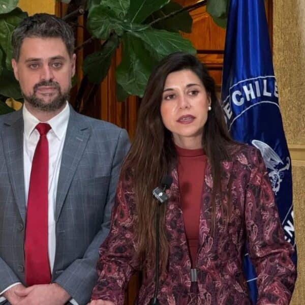 La senadora Daniella Cicardini y el diputado Daniel Manouchehri, parlamentarios que presentaron una denuncia por las pérdidas de las AFP.