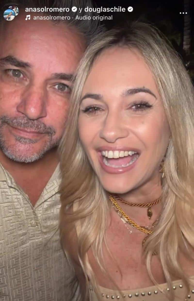 Imagen de Claudia Mella mostrada en Zona de Estrellas durante el segmento que abordó su antigua amistad con Douglas.