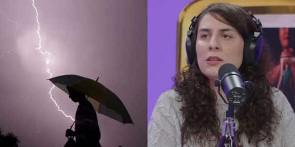 Consuelo Ulloa, conocida como Miau Astral, durante una intervención en video