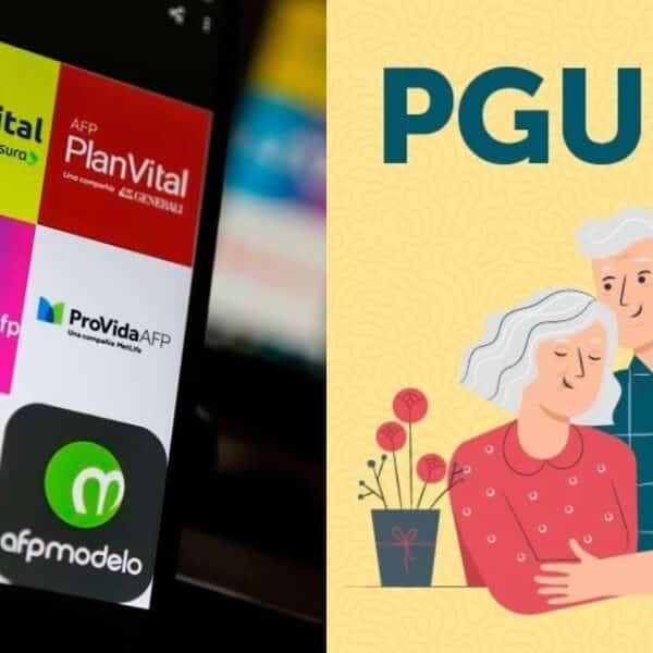Adultos mayores realizando trámites de pensión en el contexto del análisis por el impacto del desplome del Fondo E en la PGU