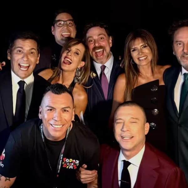 Diana Bolocco, animadora de televisión chilena, durante la conducción de un estelar de Chilevisión