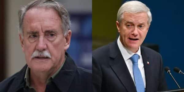 Eduardo Artés lanzó duras críticas contra el presidente José Antonio Kast tras la cadena nacional del Presupuesto 2027, durante la marcha convocada por la Confech este jueves en Santiago.