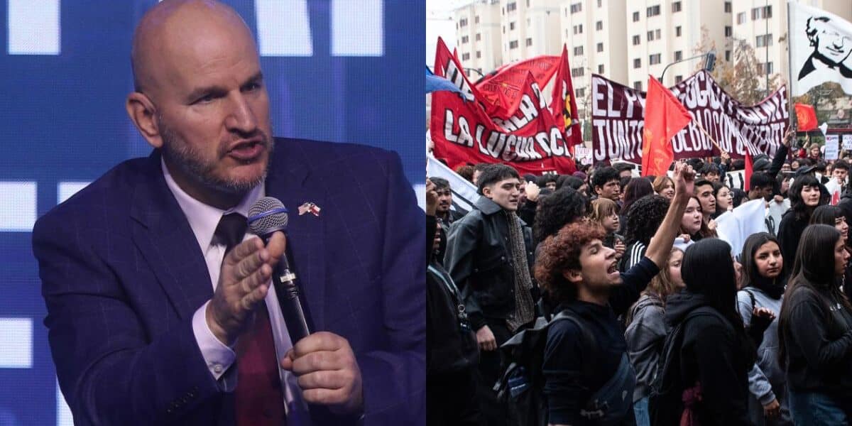 El embajador de Estados Unidos en Chile, Brandon Judd, generó polémica al comentar los incidentes de la marcha de la Confech con una advertencia a los manifestantes.