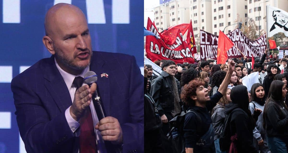 El embajador de Estados Unidos en Chile, Brandon Judd, generó polémica al comentar los incidentes de la marcha de la Confech con una advertencia a los manifestantes.