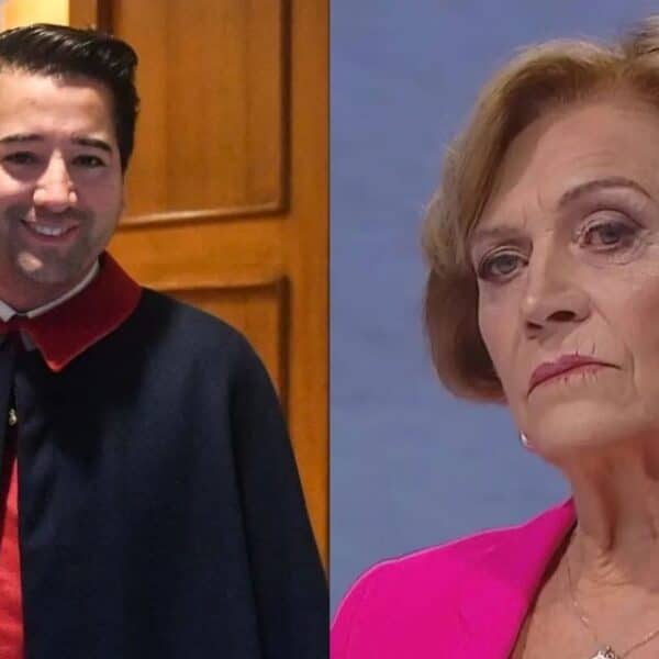 Evelyn Matthei durante una intervención pública en medio de la controversia con Javier Olivares y Rodolfo Carter.